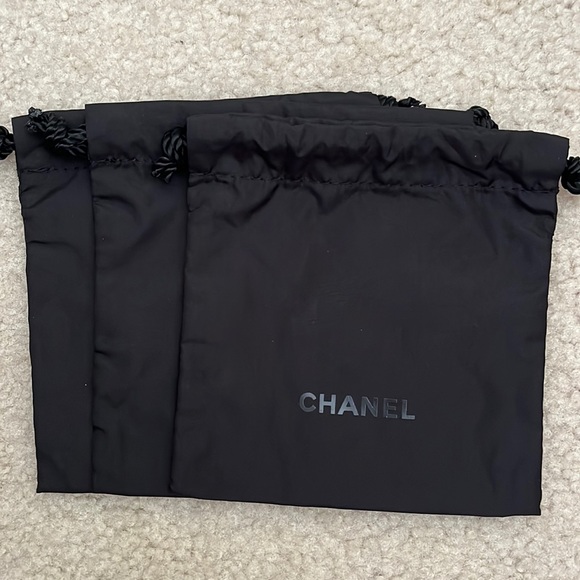 CHANEL | Storage & Organization | Chanel Drawstring Bags Set Of 3 ...